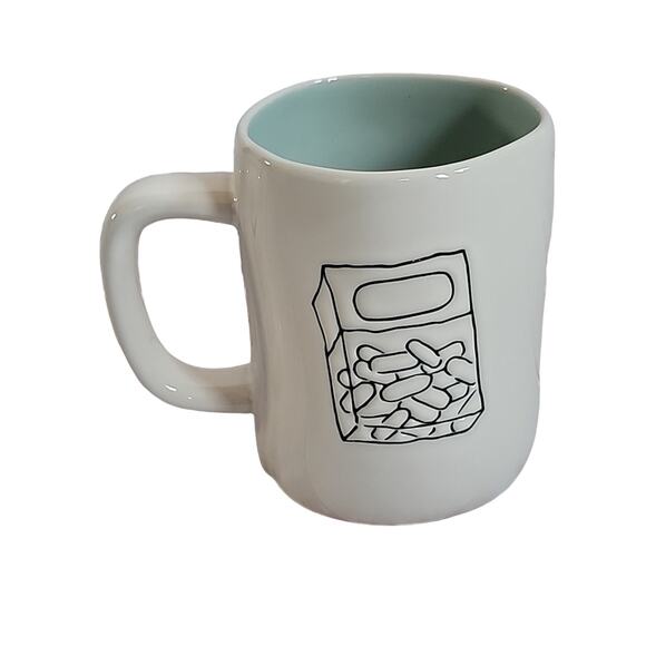 Rae Dunn Pink Mint Youre My Jam Mint To Be 19.5oz Ceramic Pair of Coffee Mugs - Picture 10 of 15